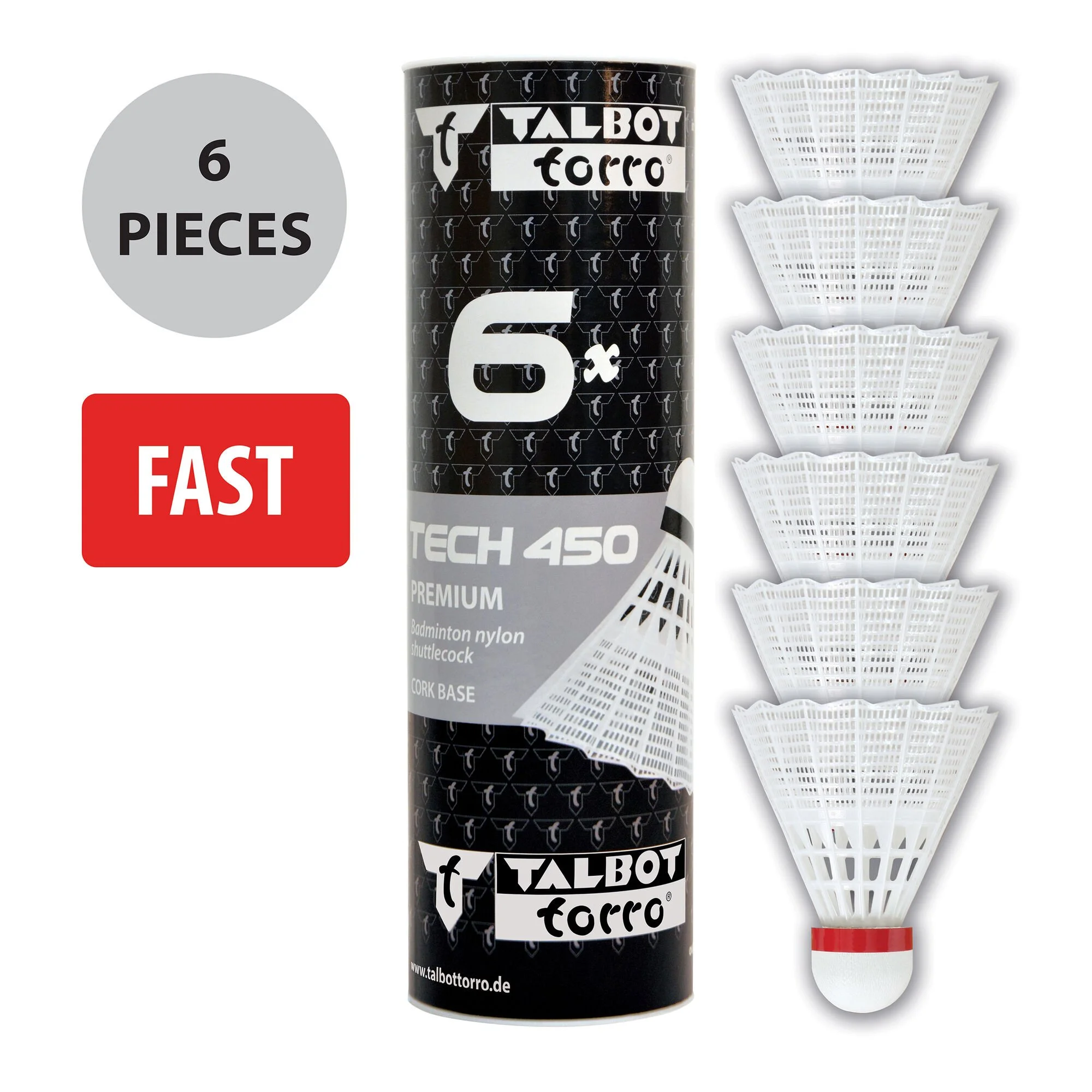 Talbot Tech 450 Premium Nylon Fast Confezione Da 6 2 Talbot Tech 450 Premium Nylon Fast Confezione Da 6 - immagine 2