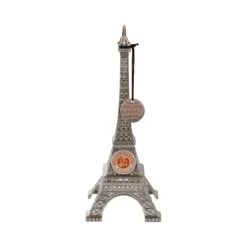 Mini Tour Eiffel Statue Roland Garros (15,5X6X6 CM) Unique - Argento