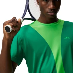 Jlindeberg Big Spots Maglietta Uomini - Verde -Vendite Racchette da tennis 00021000 16