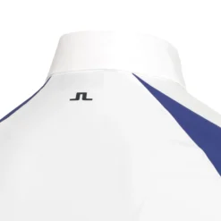 Jlindeberg Nial Regular Fit Polo Uomini - Bianco, Blu -Vendite Racchette da tennis 00031000 11
