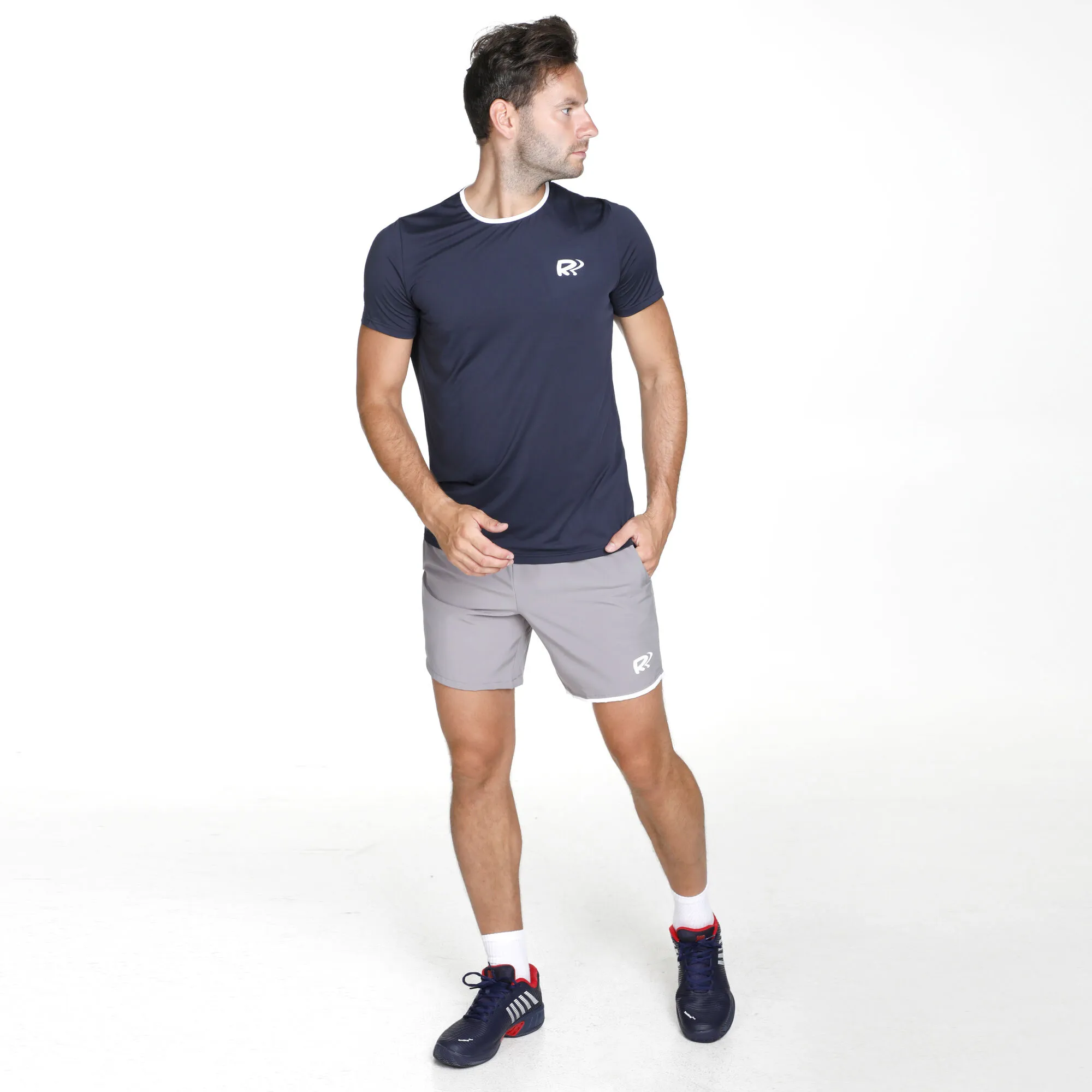 Racket Roots Teamline Maglietta Uomini - Blu 3 Racket Roots Teamline Maglietta Uomini - Blu - immagine 3