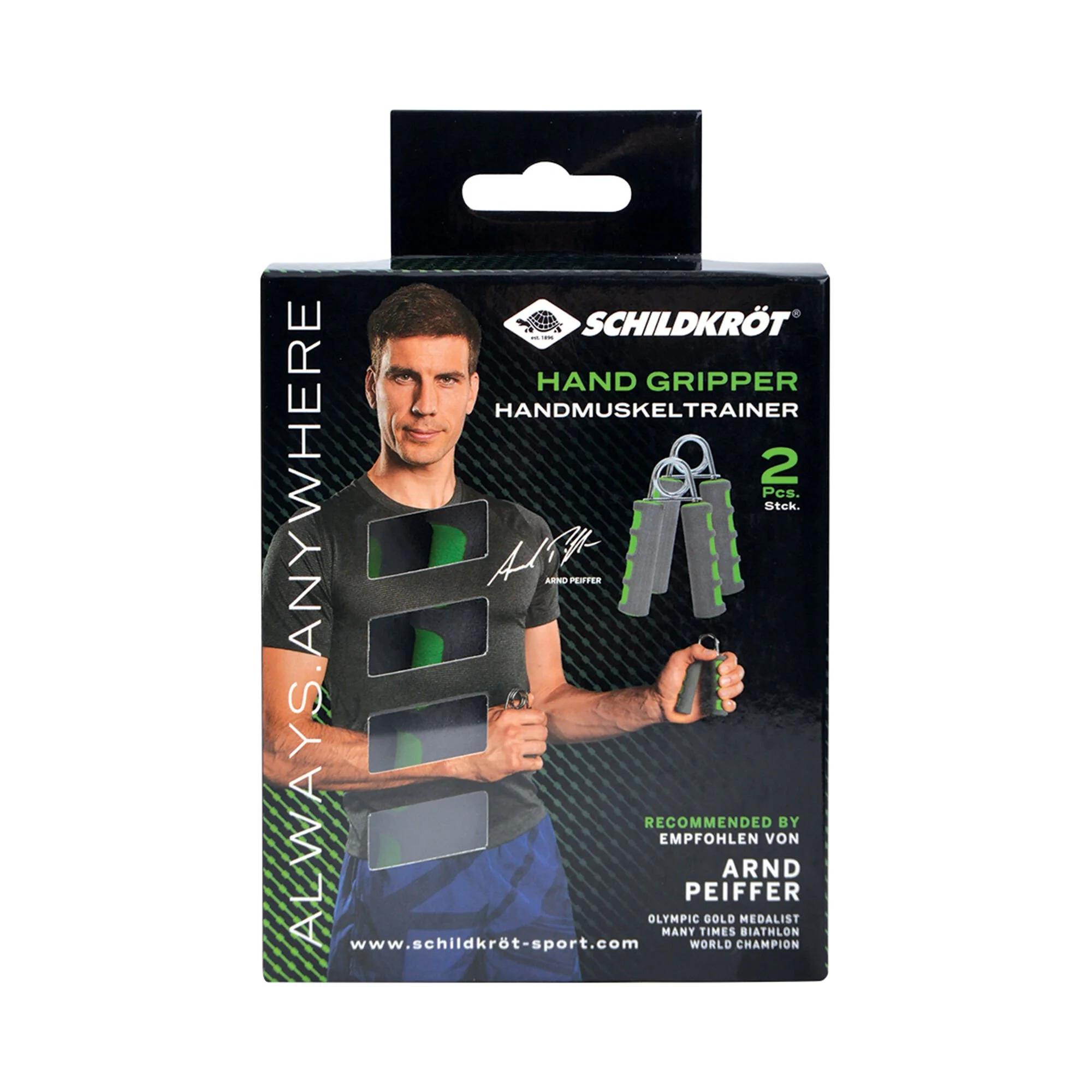Schildkröt Fitness Handmuskeltrainer 2er Set Sonstiges - Verde, Grigio 2 Schildkröt Fitness Handmuskeltrainer 2er Set Sonstiges - Verde, Grigio - immagine 2