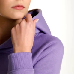 Australian Open AO Embroidered Logo Felpa Con Cappuccio Donna - Viola -Vendite Racchette da tennis 00077000 0 9