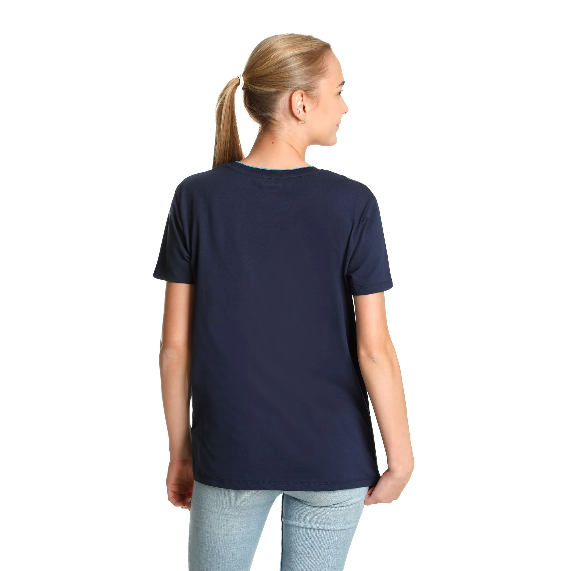 Australian Open AO Stack Print Core Logo Maglietta Donna - Blu Scuro 5 Australian Open AO Stack Print Core Logo Maglietta Donna - Blu Scuro - immagine 5