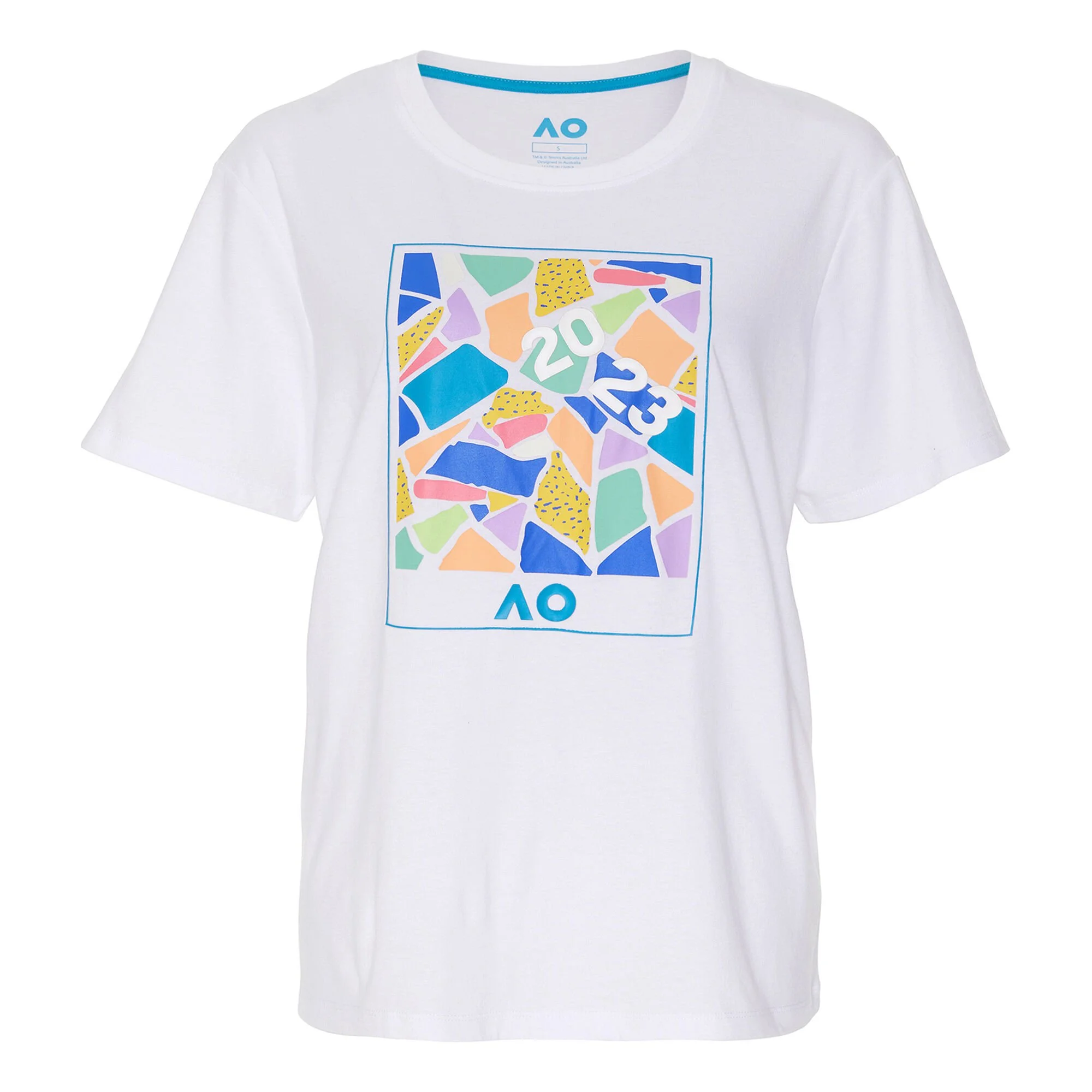Australian Open AO Dated Mosaic Maglietta Donna - Bianco, Multicolore 1 Australian Open AO Dated Mosaic Maglietta Donna - Bianco, Multicolore