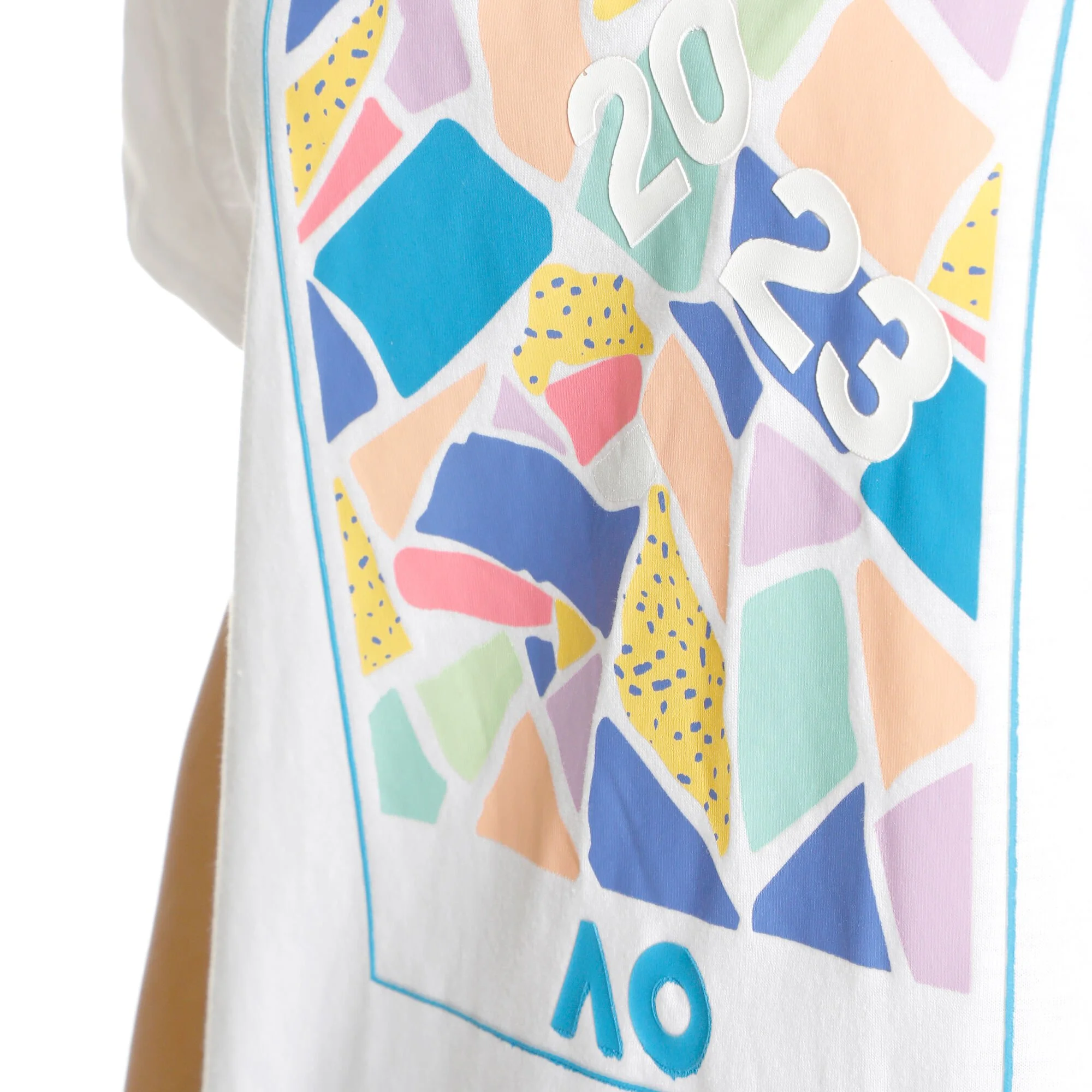 Australian Open AO Dated Mosaic Maglietta Donna - Bianco, Multicolore 6 Australian Open AO Dated Mosaic Maglietta Donna - Bianco, Multicolore - immagine 6