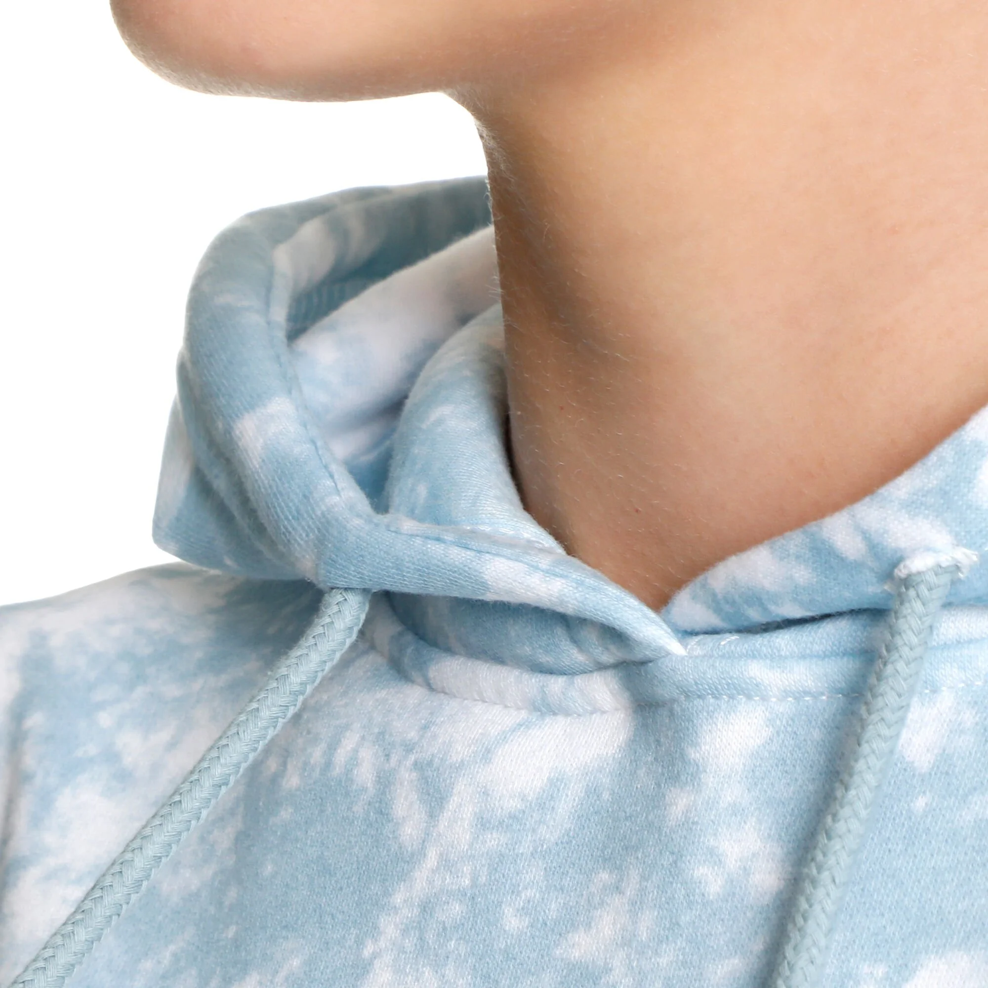 Australian Open AO Tie Dye Felpa Con Cappuccio Donna - Blu Chiaro, Bianco 7 Australian Open AO Tie Dye Felpa Con Cappuccio Donna - Blu Chiaro, Bianco - immagine 7