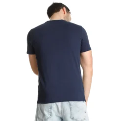 Australian Open AO Stack Print Core Logo Maglietta Uomini - Blu Scuro, Blu -Vendite Racchette da tennis 00086000 0 4