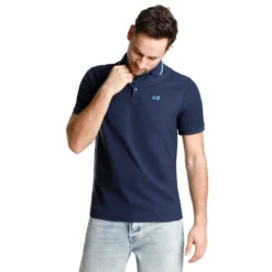 Australian Open AO Player Polo Uomini - Blu Scuro, Blu -Vendite Racchette da tennis 00091000 0 3
