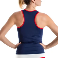 BB By Belen Berbel Nano Canottiera Donna - Bianco, Multicolore -Vendite Racchette da tennis 00091000 14