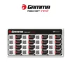 Gamma Racket Info Internationale Version Incollare Gli Adesivi Confezione Da 16 - Nero