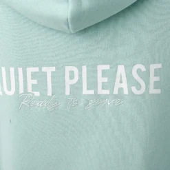 Quiet Please Ready To Serve Felpa Con Cappuccio Donna - Turchese -Vendite Racchette da tennis 00102000 16