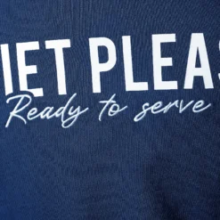 Quiet Please Ready To Serve Maglietta Uomini - Blu -Vendite Racchette da tennis 00109000 12