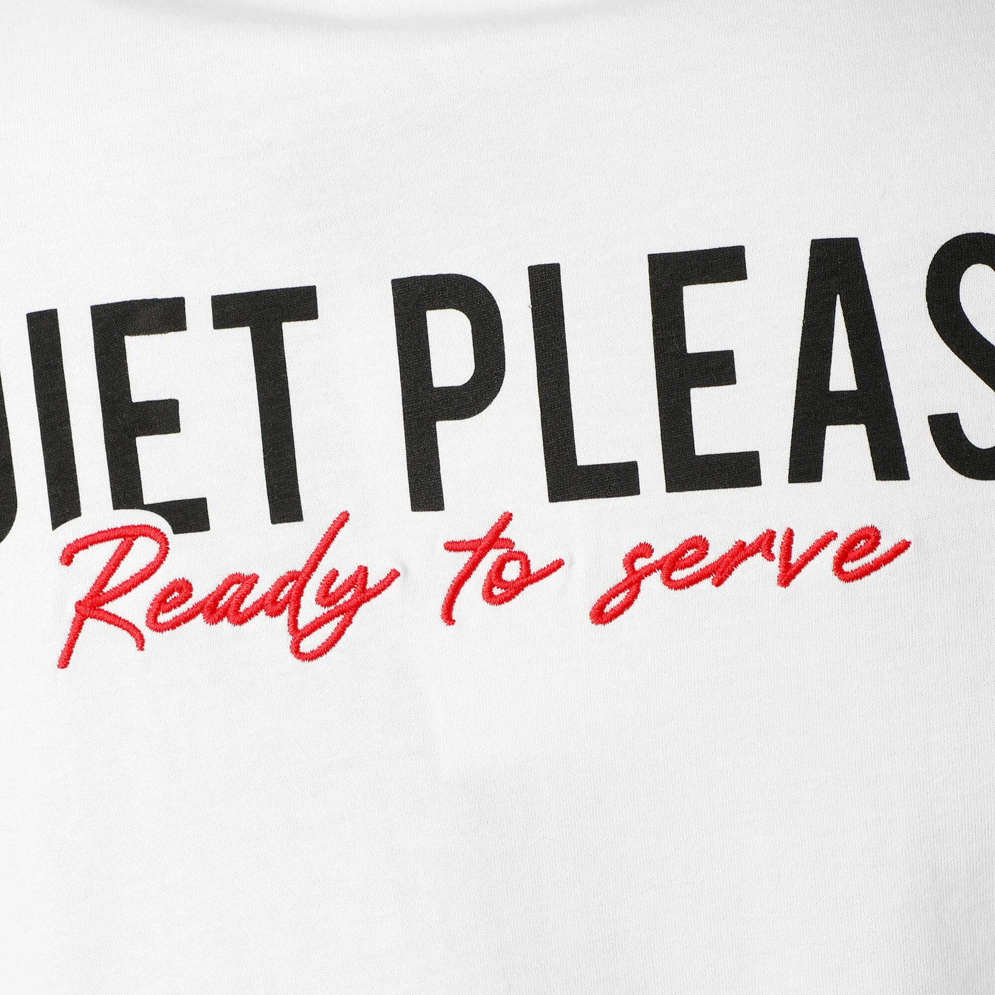 Quiet Please Ready To Serve Maglietta Uomini - Bianco, Nero 5 Quiet Please Ready To Serve Maglietta Uomini - Bianco, Nero - immagine 5