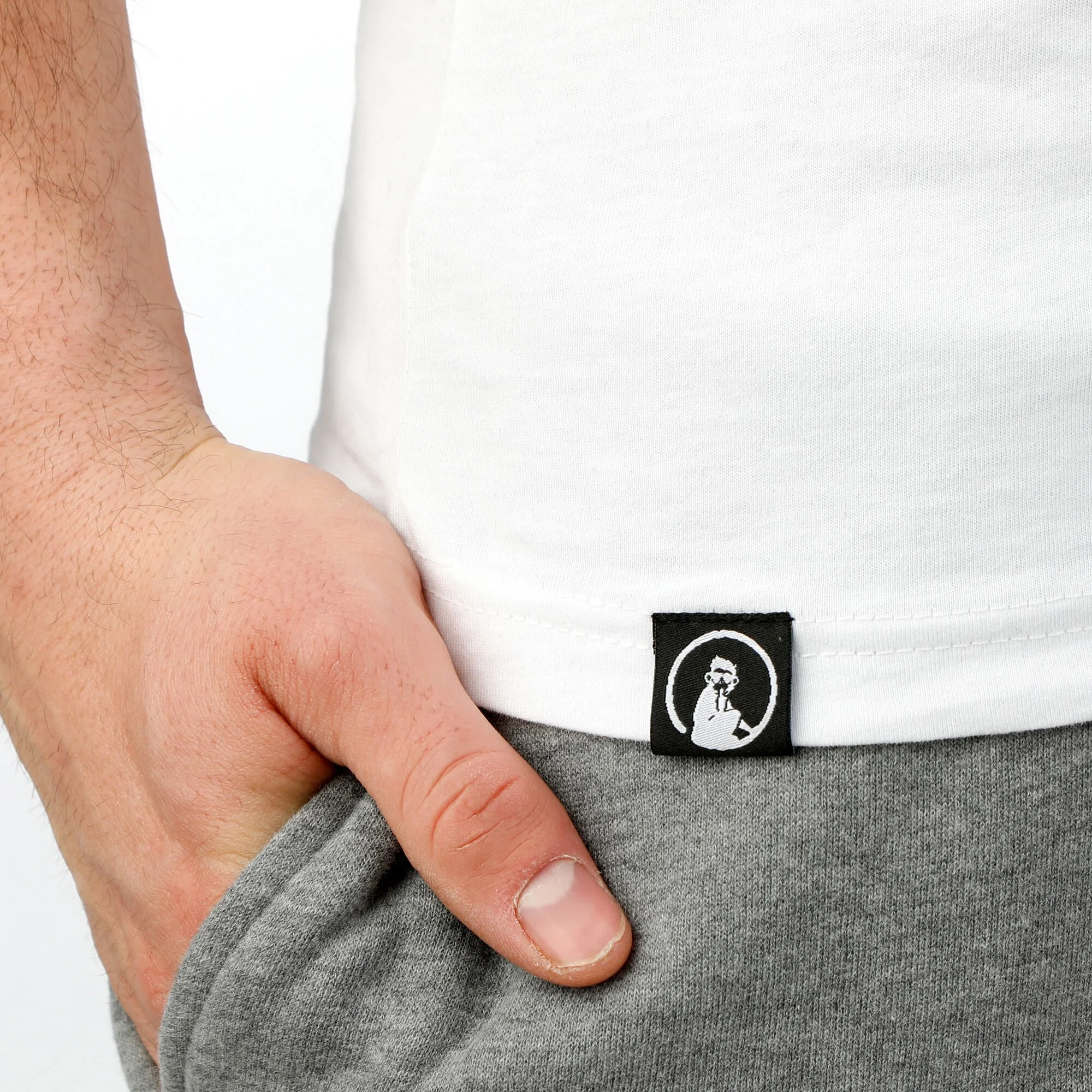 Quiet Please Ready To Serve Maglietta Uomini - Bianco, Nero 7 Quiet Please Ready To Serve Maglietta Uomini - Bianco, Nero - immagine 7