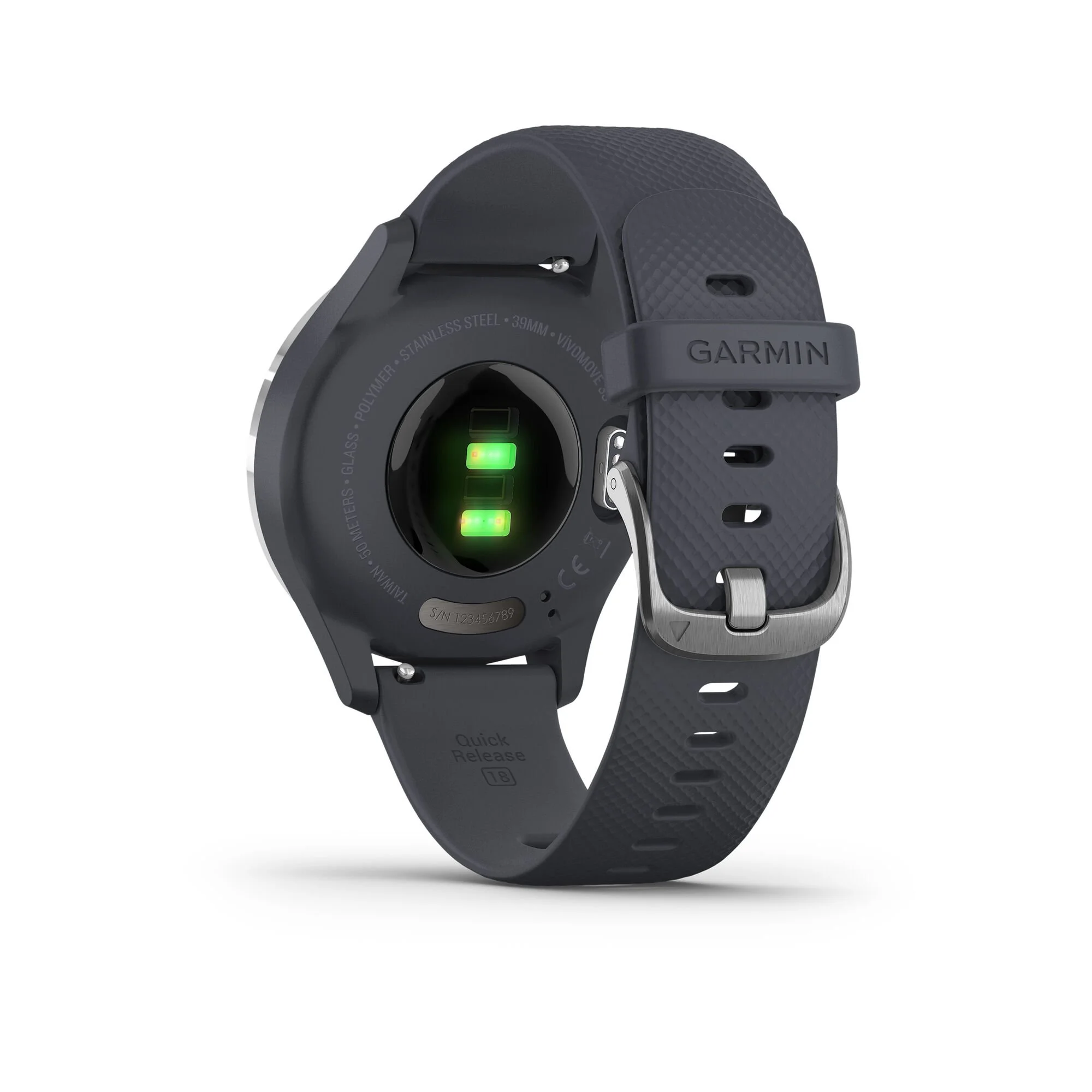 Garmin VIVOMOVE 3S Orologio Da Polso - Blu Scuro, Argento 3 Garmin VIVOMOVE 3S Orologio Da Polso - Blu Scuro, Argento - immagine 3