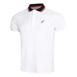 Australian Serve In Ace Polo Uomini - Bianco, Multicolore