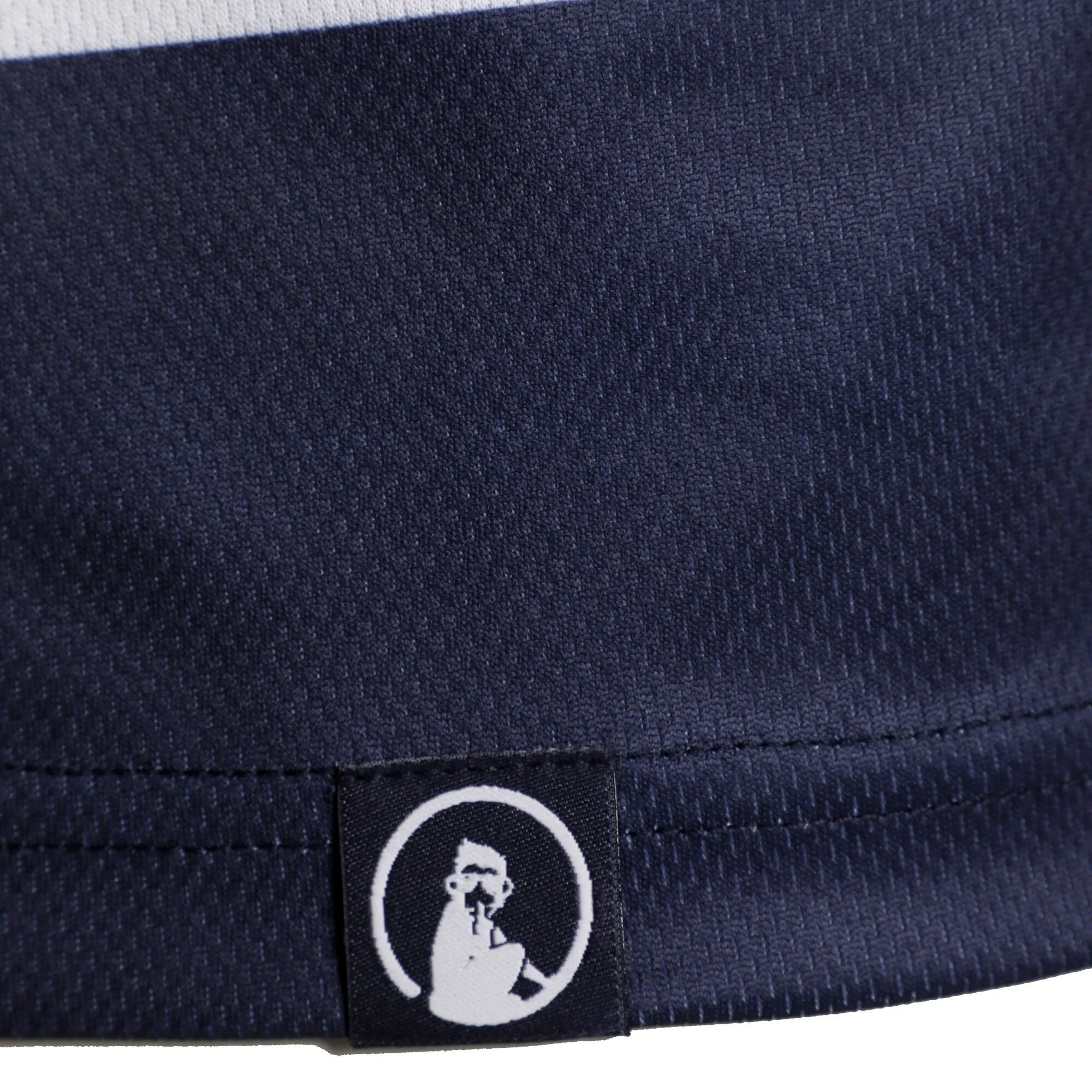 Quiet Please Ocean AOP Stripe Tournament Polo Uomini - Blu 3 Quiet Please Ocean AOP Stripe Tournament Polo Uomini - Blu - immagine 3