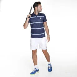 Quiet Please Ocean AOP Stripe Tournament Polo Uomini - Blu 13 Quiet Please Ocean AOP Stripe Tournament Polo Uomini - Blu -Vendite Racchette da tennis 00191000 13