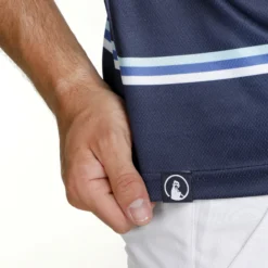 Quiet Please Ocean AOP Stripe Tournament Polo Uomini - Blu 15 Quiet Please Ocean AOP Stripe Tournament Polo Uomini - Blu -Vendite Racchette da tennis 00191000 17