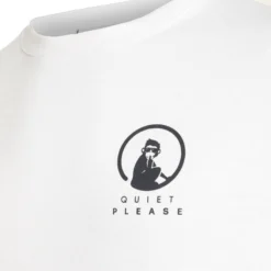 Quiet Please Baseline Felpa Uomini - Bianco, Blu -Vendite Racchette da tennis 00236000 11