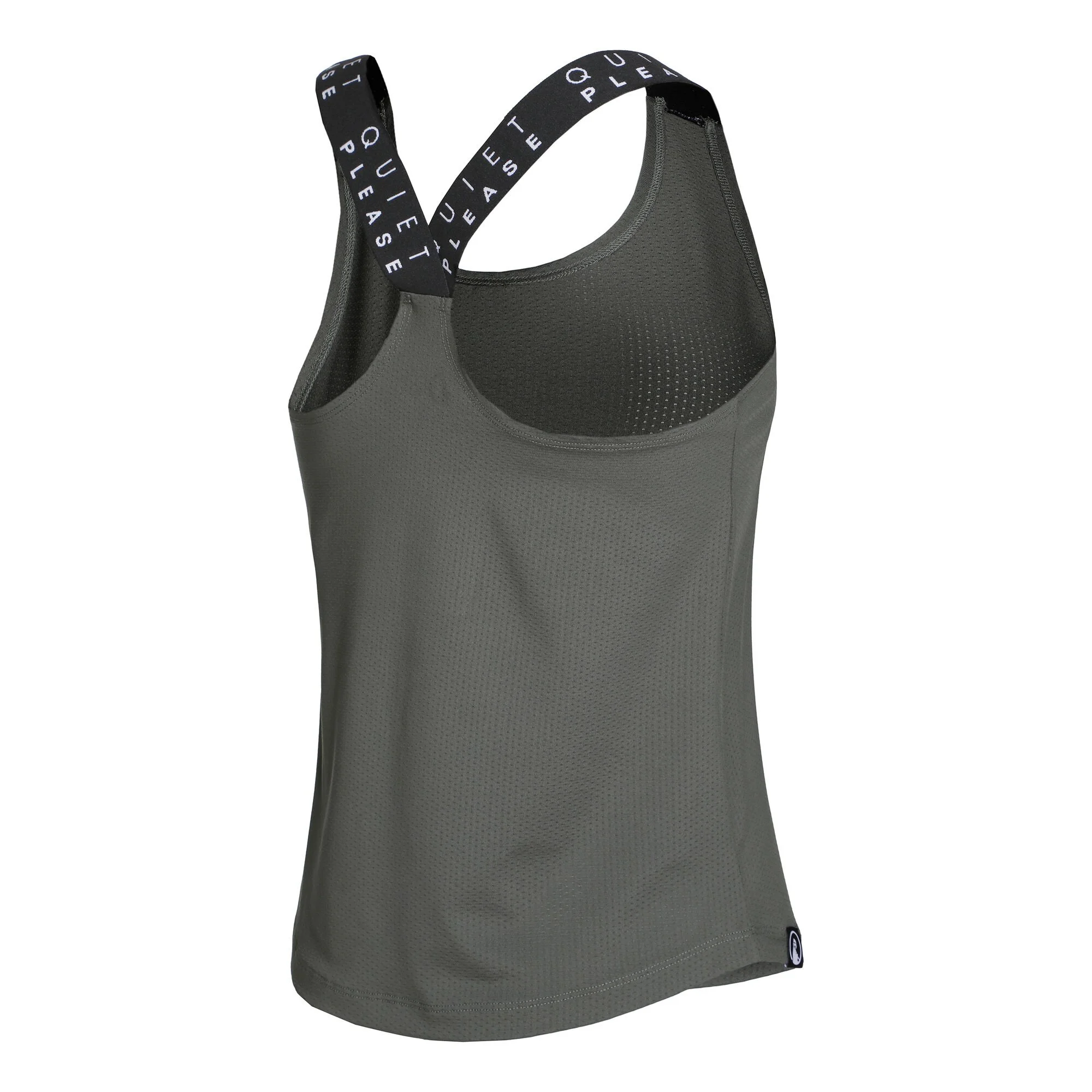 Quiet Please Serve & Volley Canottiera Donna - Cachi, Nero 2 Quiet Please Serve & Volley Canottiera Donna - Cachi, Nero - immagine 2