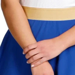 Quiet Please Retro Stripe Champions Abito Donna - Bianco, Blu -Vendite Racchette da tennis 00268000 0 9