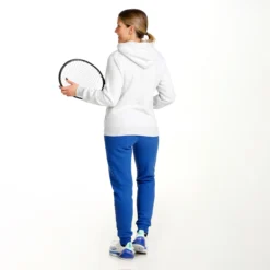 Quiet Please Retro Stripe Block Felpa Con Cappuccio Donna - Grigio Chiaro, Blu -Vendite Racchette da tennis 00286000 0 4