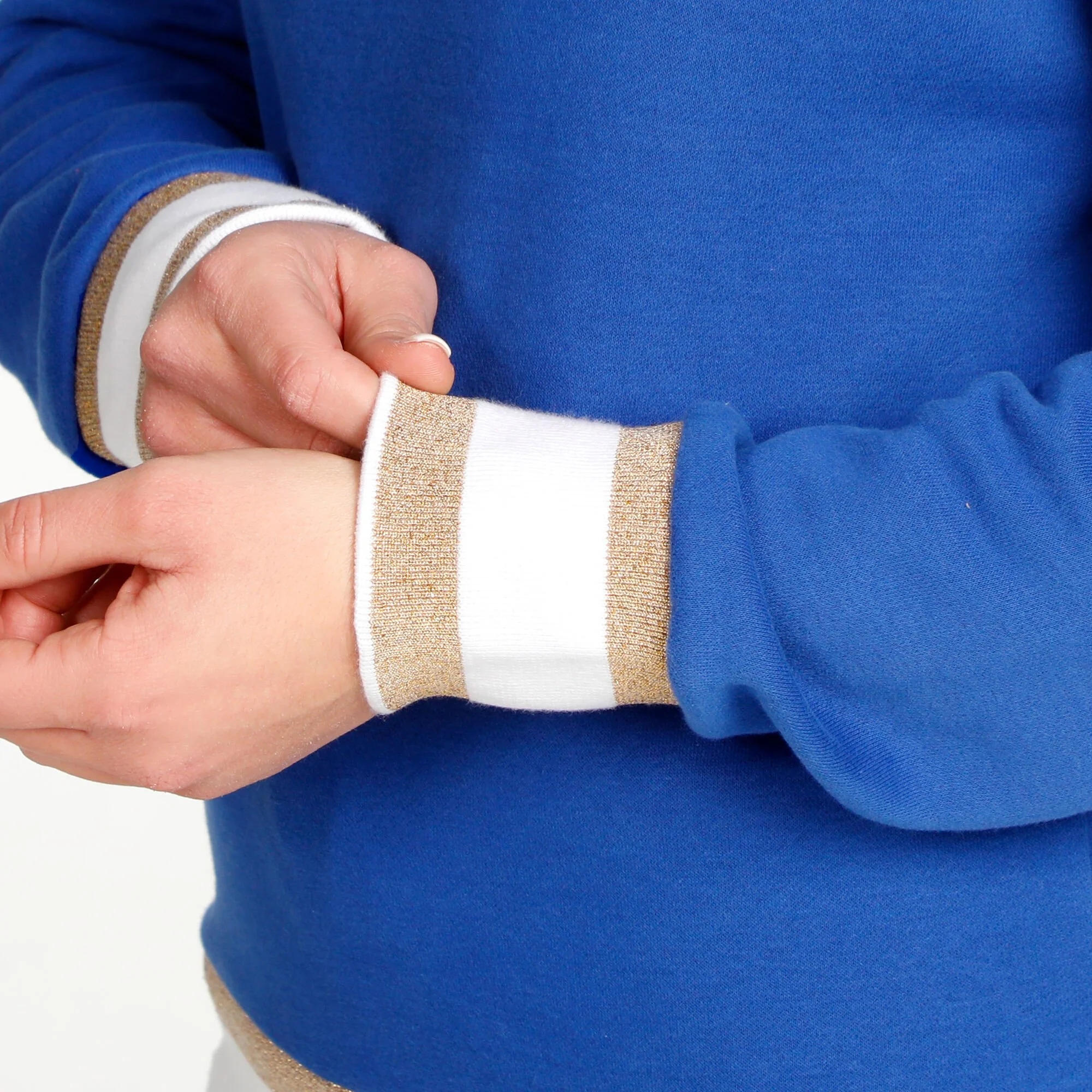 Quiet Please Retro Felpa Donna - Blu, Multicolore 9 Quiet Please Retro Felpa Donna - Blu, Multicolore - immagine 9