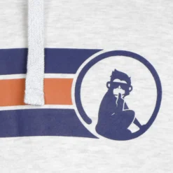 Quiet Please Retro Stripe Block Felpa Con Cappuccio Uomini - Grigio Chiaro, Multicolore -Vendite Racchette da tennis 00294000 18