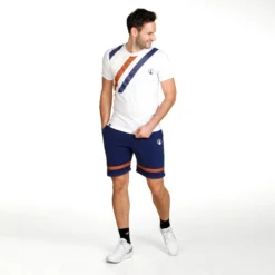 Quiet Please Retro Lifestyle Pantaloncini Uomini - Blu Scuro 17 Quiet Please Retro Lifestyle Pantaloncini Uomini - Blu Scuro -Vendite Racchette da tennis 00297000 14