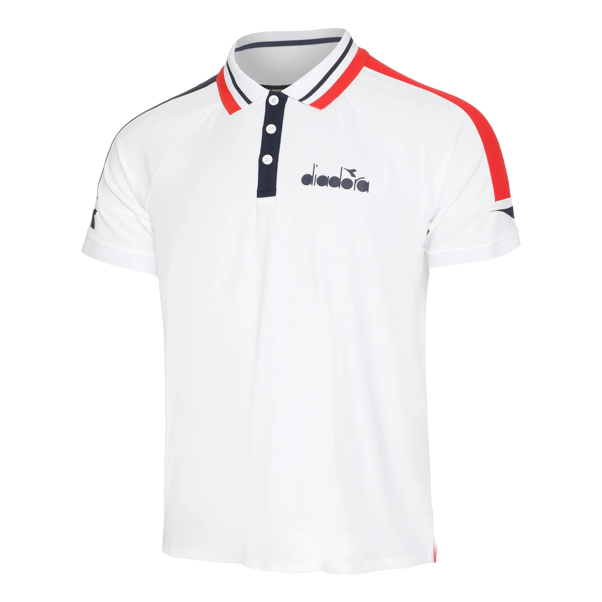 Diadora Icon Polo Uomini - Bianco, Multicolore 1 Diadora Icon Polo Uomini - Bianco, Multicolore