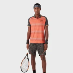 EA7 Polo Uomini - Rosso, Nero -Vendite Racchette da tennis 00470000 15