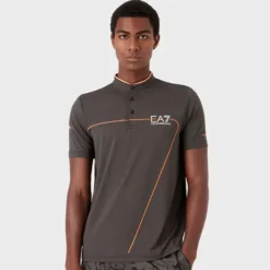 EA7 Felpa Uomini - Antracite, Arancione 7 EA7 Felpa Uomini - Antracite, Arancione -Vendite Racchette da tennis 00478000 13