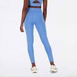 New Balance Shape Shield High Rise Pocket 7/8 Calzamaglia Donna - Blu -Vendite Racchette da tennis 00777000 15