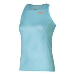 Mizuno Printed Canottiera Donna - Blu, Arancione