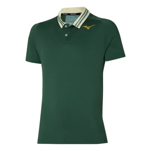 Mizuno Shadow Polo Uomini - Verde -Vendite Racchette da tennis 00898000 000