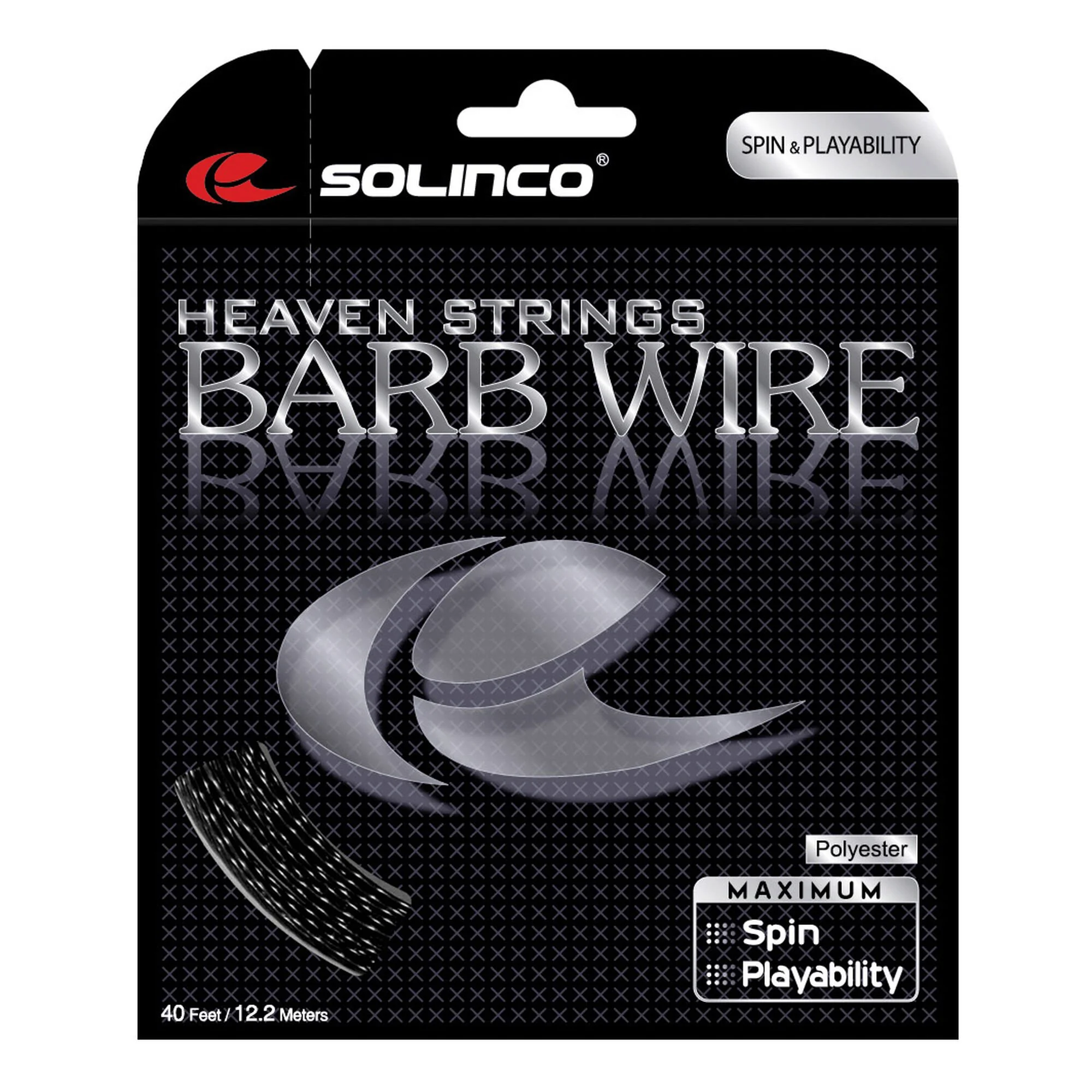 Solinco Barb Wire Set Di Corde 12,2m - Nero 1 Solinco Barb Wire Set Di Corde 12,2m - Nero