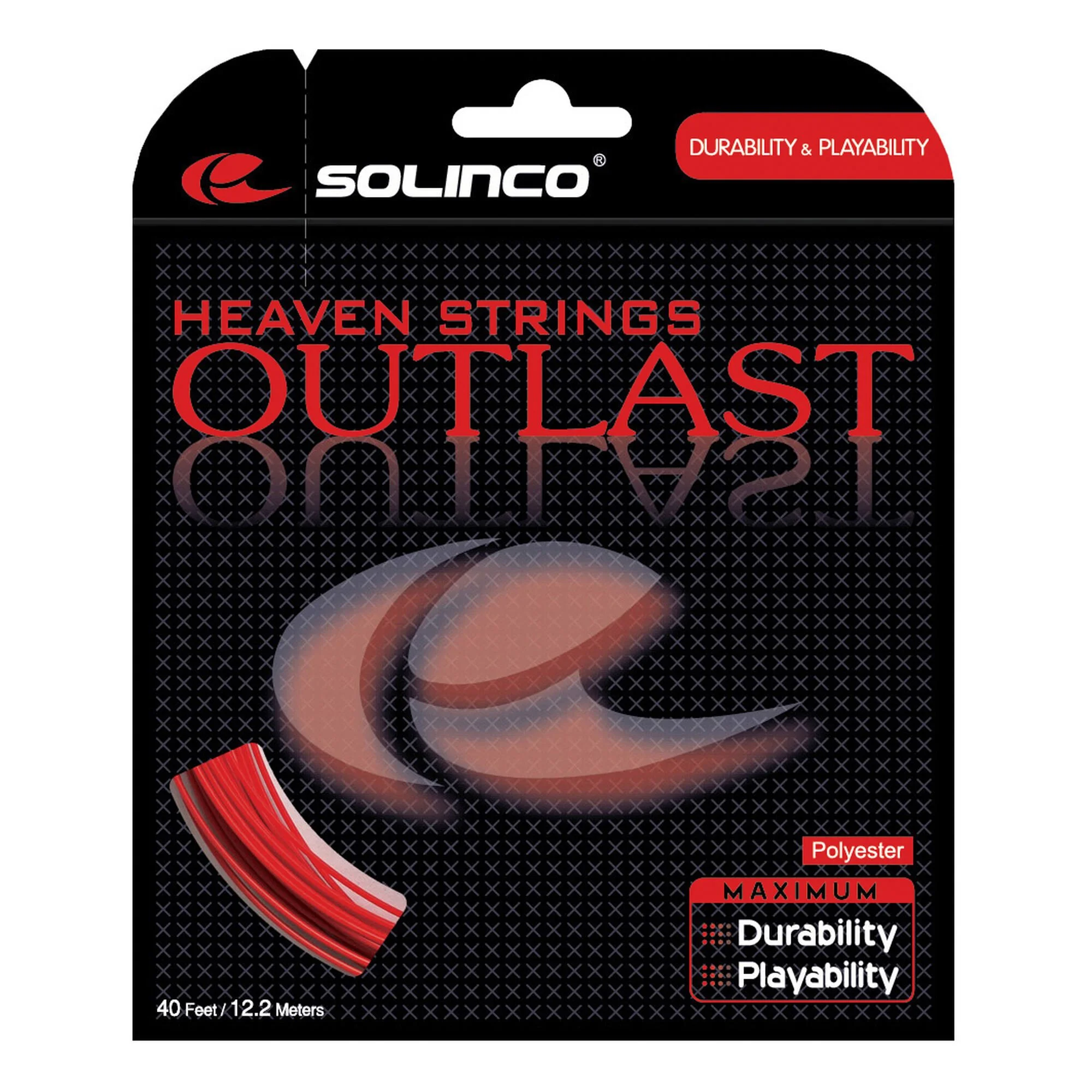 Solinco Outlast Set Di Corde 12,2m - Rosso 1 Solinco Outlast Set Di Corde 12,2m - Rosso