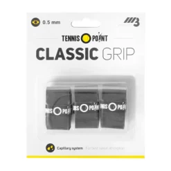 Tennis-Point Classic Grip Confezione Da 3 - Nero