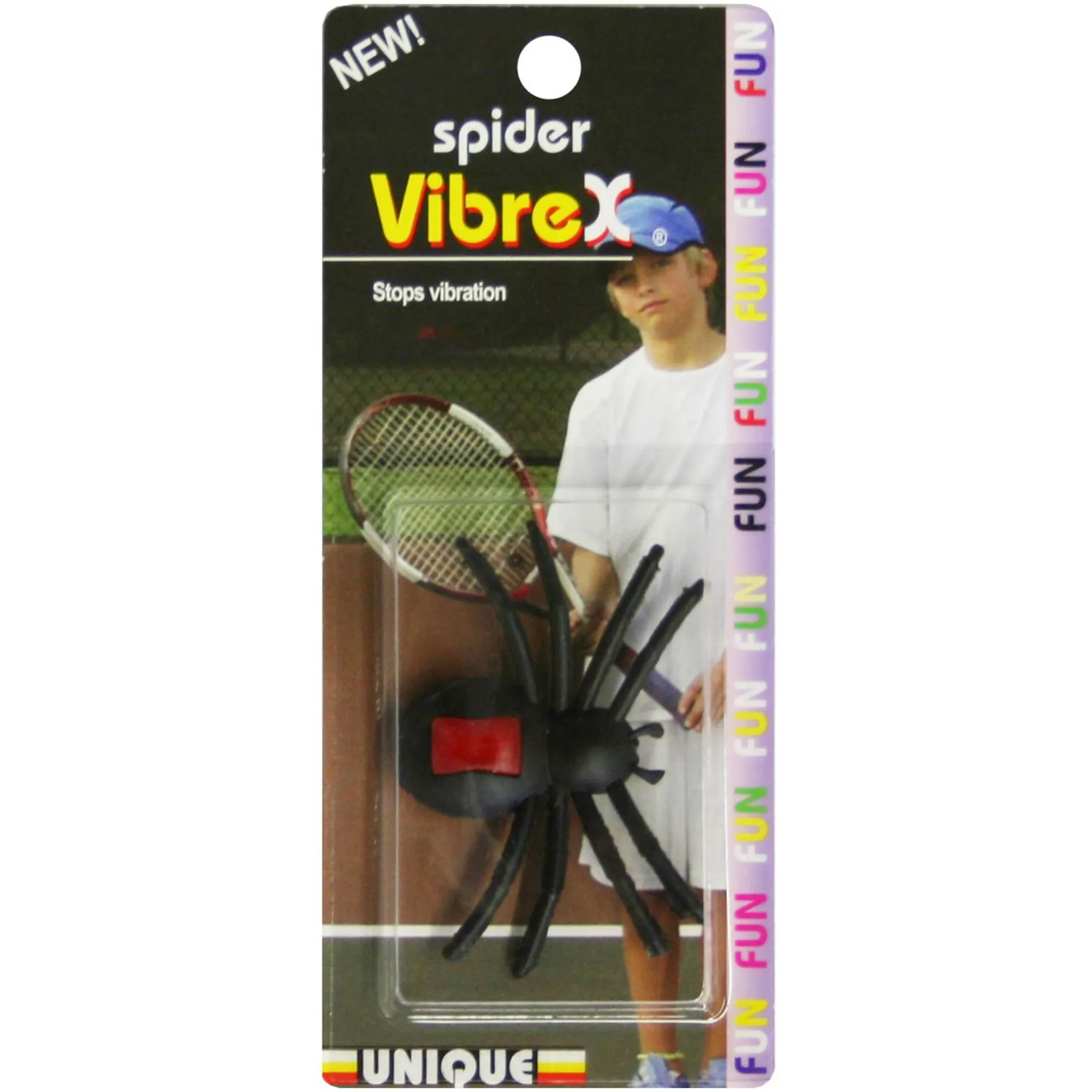 Tourna Spider Vibrex Antivibrazioni Confezione Da 1 - Nero 1 Tourna Spider Vibrex Antivibrazioni Confezione Da 1 - Nero