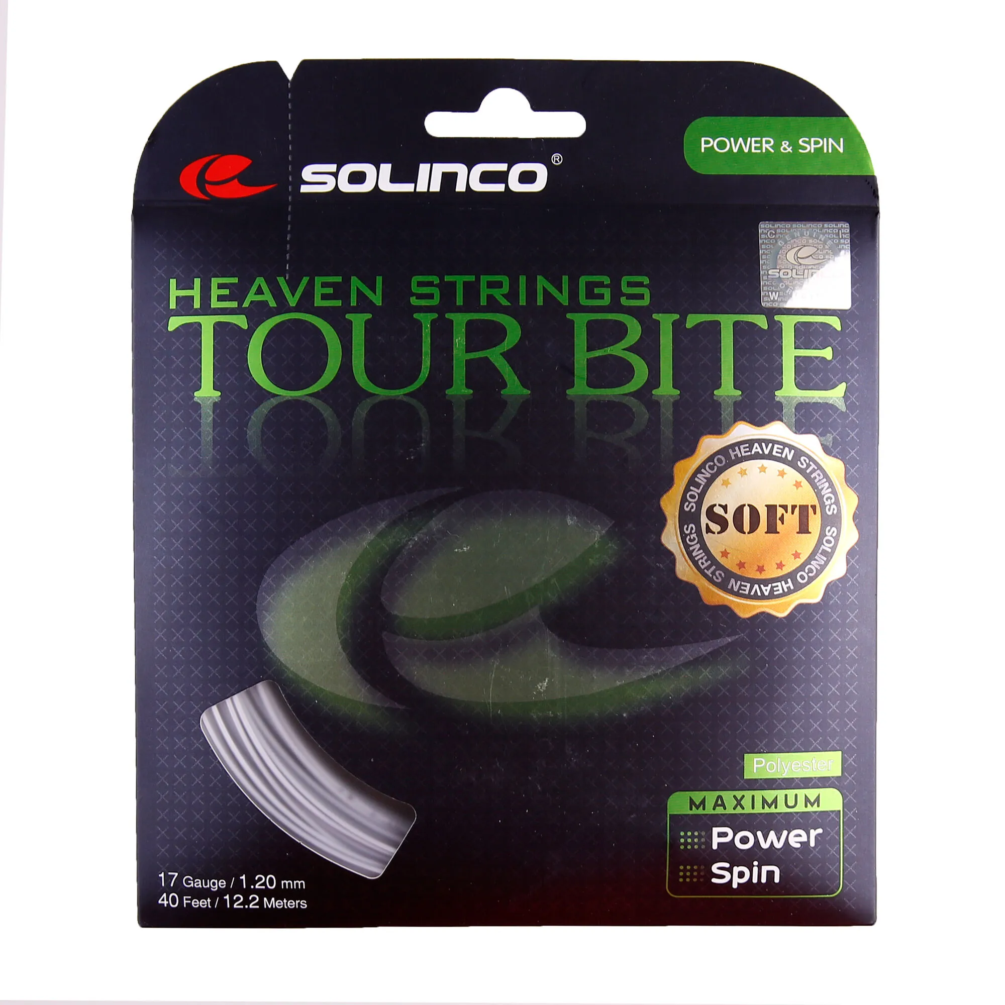 Solinco Tour Bite Soft Set Di Corde 12,2m - Argento 1 Solinco Tour Bite Soft Set Di Corde 12,2m - Argento