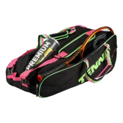 Tennis-Point Premium Neon 6R - Nero, Verde Neon -Vendite Racchette da tennis 0122200000 11