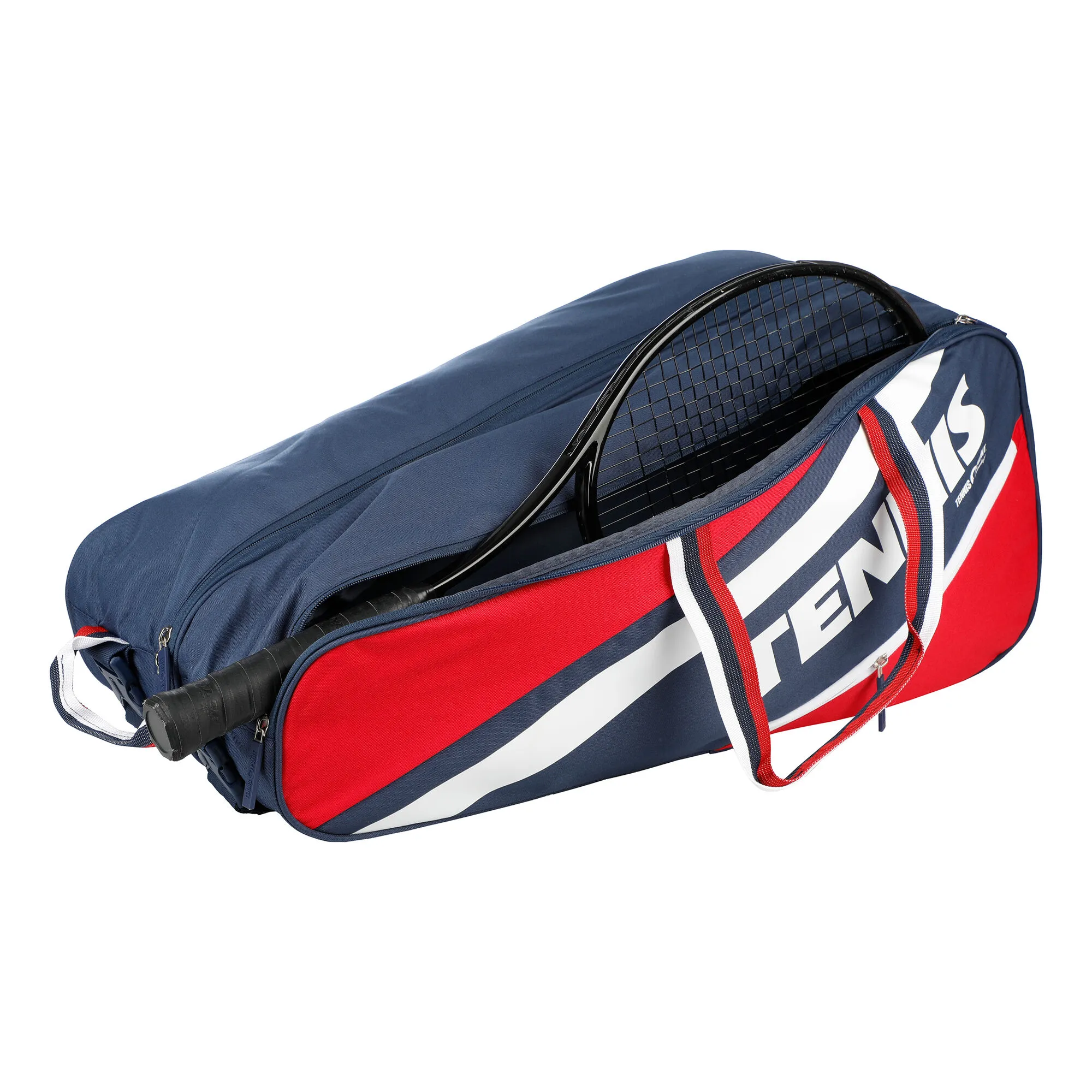 Tennis-Point Classic 6R Borsa Per Racchetta - Blu Scuro, Multicolore 5 Tennis-Point Classic 6R Borsa Per Racchetta - Blu Scuro, Multicolore - immagine 5