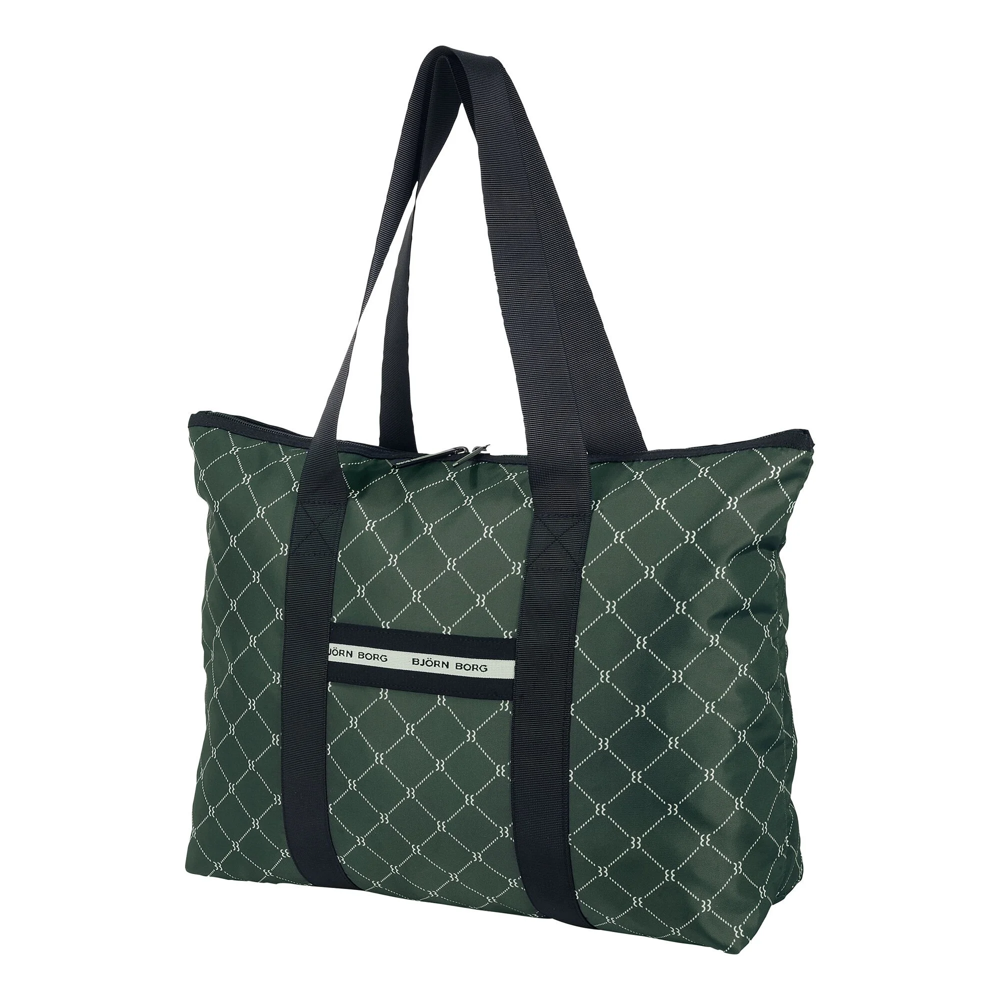 BJØRN BORG Klara Tote Borsa Casual - Verde, Nero 3 BJØRN BORG Klara Tote Borsa Casual - Verde, Nero - immagine 3