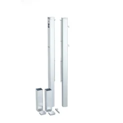 Tegra ASS Paletti Di Sostegno Rete Da Tennis - Argento