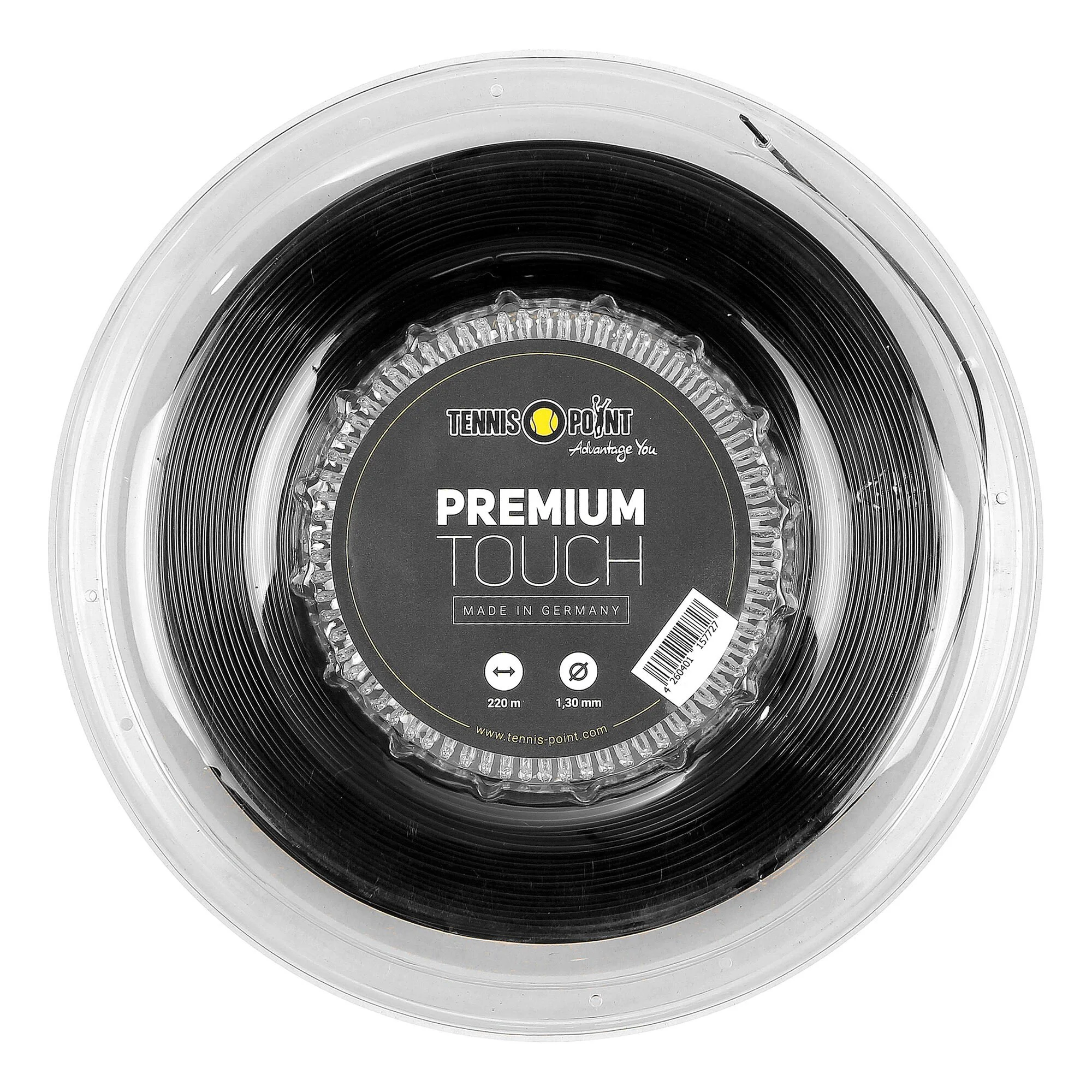 Tennis-Point Premium Touch Rotolo Di Corde 220m - Nero 1 Tennis-Point Premium Touch Rotolo Di Corde 220m - Nero