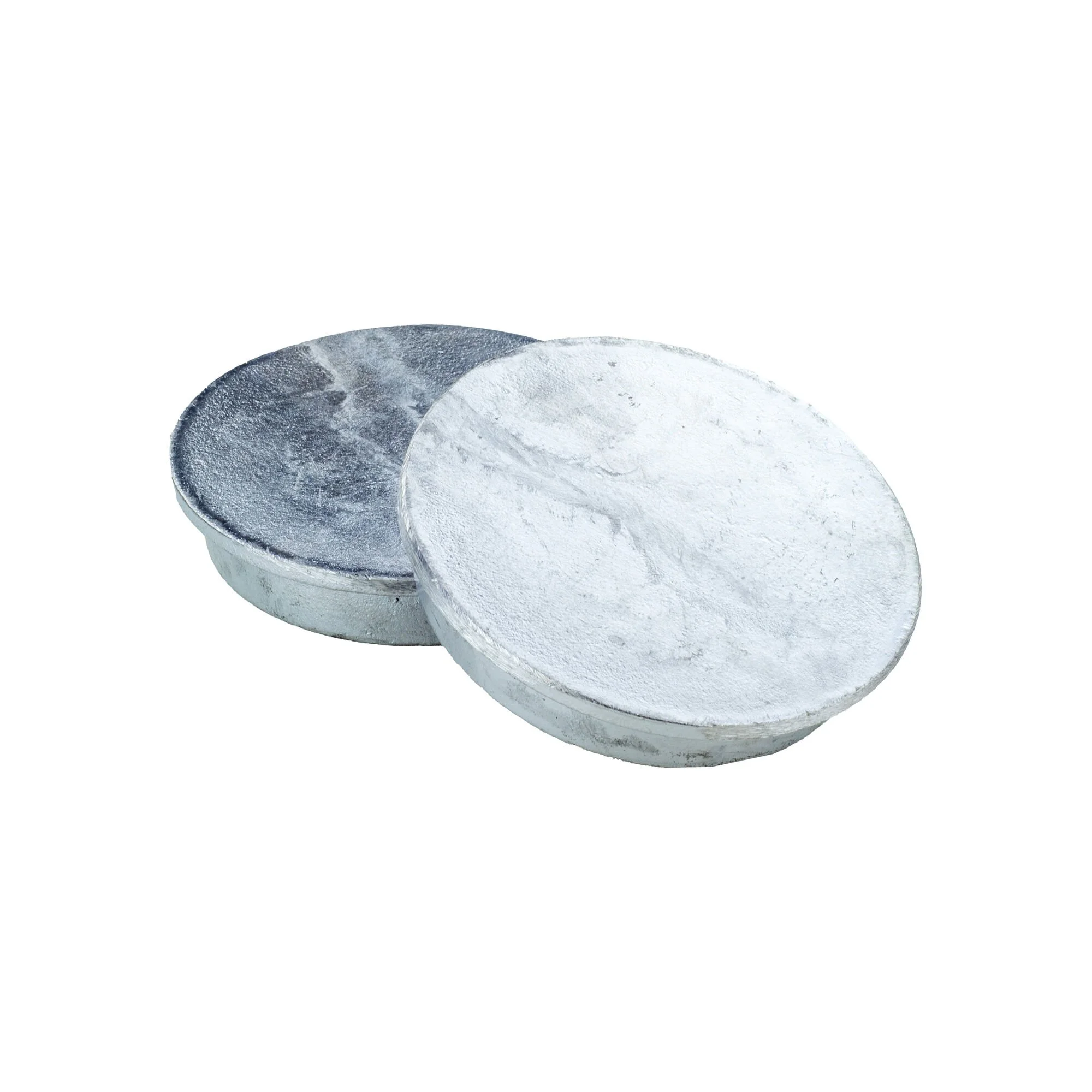 Tegra Copertura Per Sostegno Da Terra Per Rete In Confezione Doppia, Rotondo - Argento 1 Tegra Copertura Per Sostegno Da Terra Per Rete In Confezione Doppia, Rotondo - Argento