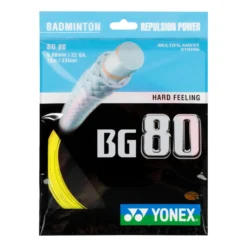 YONEX BG 80 Set Di Corde Per Badminton 10m - Giallo