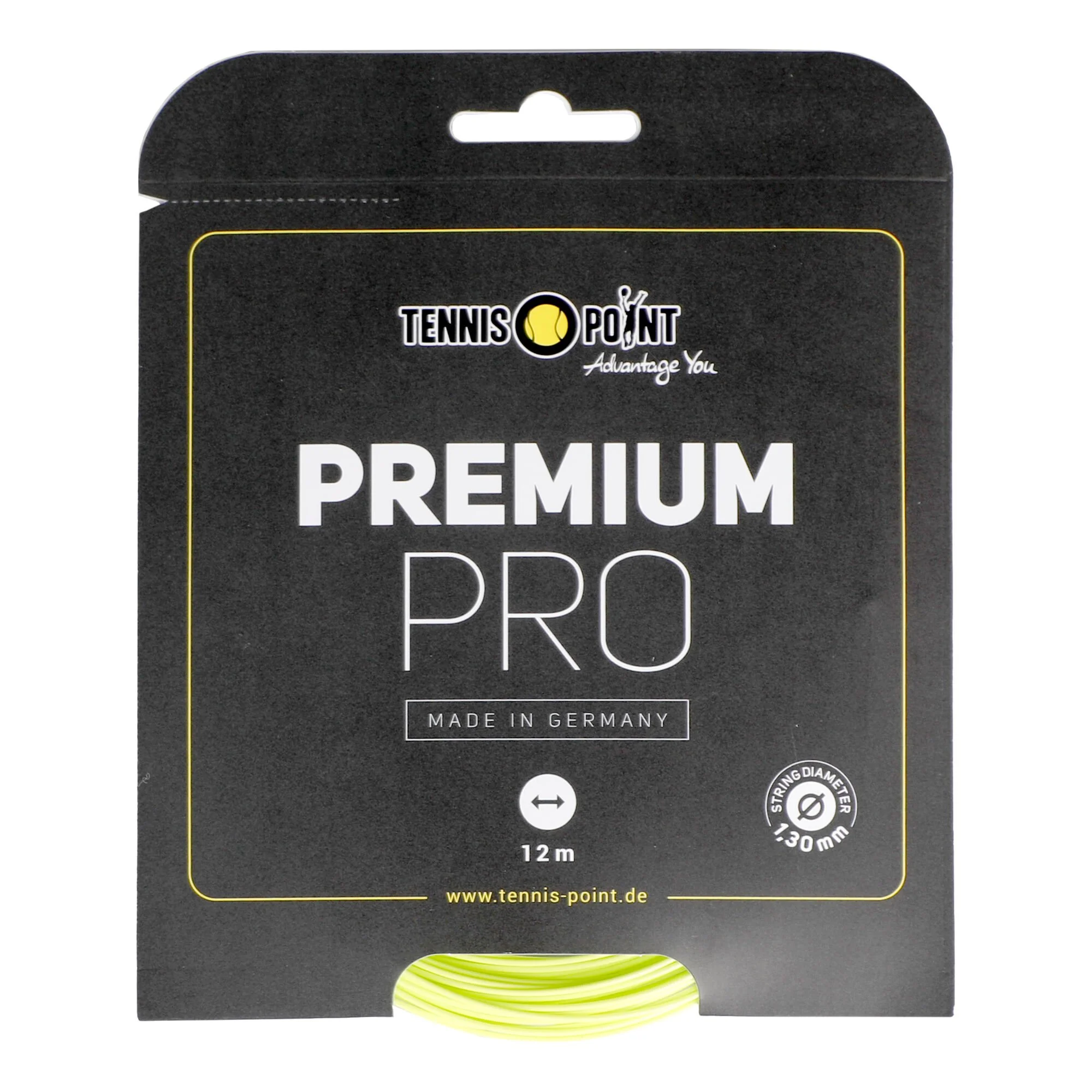 Tennis-Point Premium Pro Set Di Corde 12m - Lime 1 Tennis-Point Premium Pro Set Di Corde 12m - Lime
